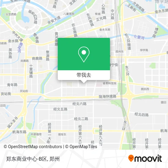 郑东商业中心-B区地图