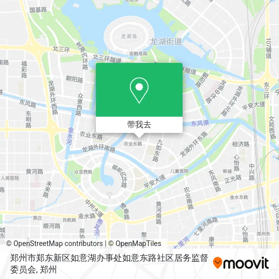 郑州市郑东新区如意湖办事处如意东路社区居务监督委员会地图