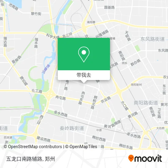 五龙口南路辅路地图