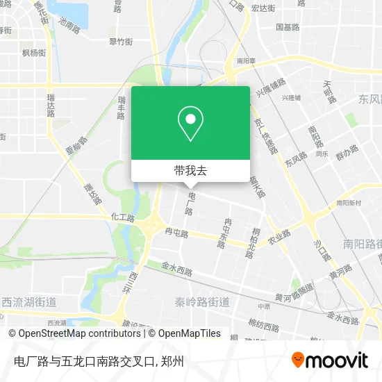 电厂路与五龙口南路交叉口地图