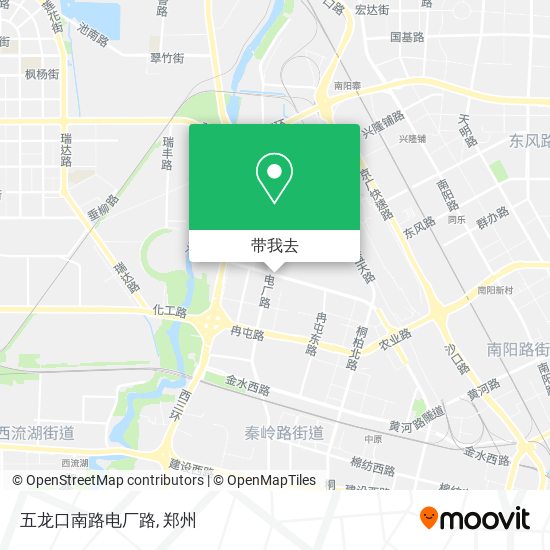 五龙口南路电厂路地图