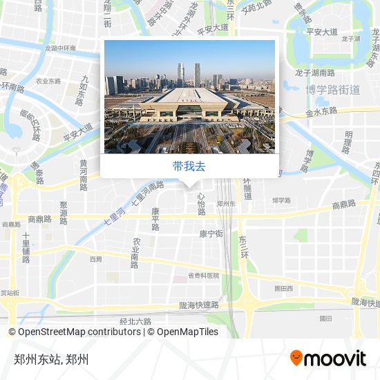 郑州东站地图