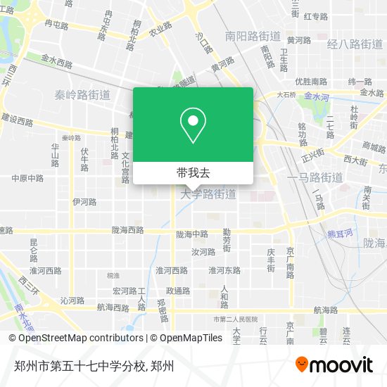 郑州市第五十七中学分校地图