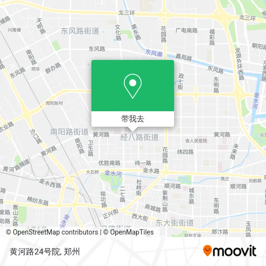 黄河路24号院地图