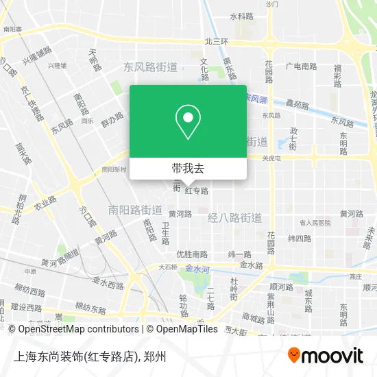 上海东尚装饰(红专路店)地图