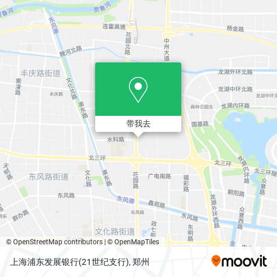 上海浦东发展银行(21世纪支行)地图