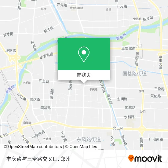 丰庆路与三全路交叉口地图