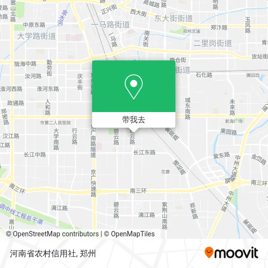河南省农村信用社地图