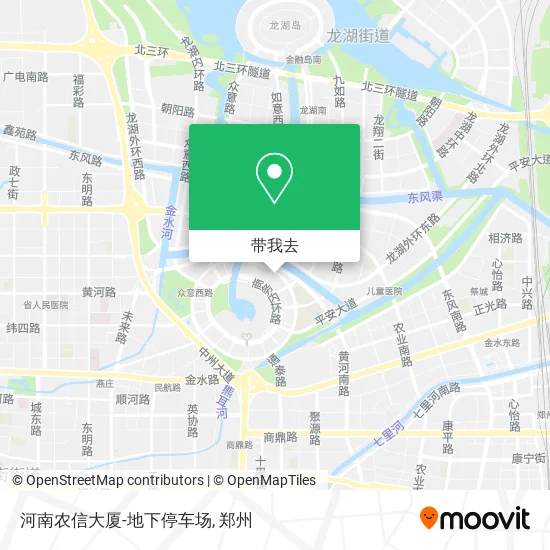 河南农信大厦-地下停车场地图
