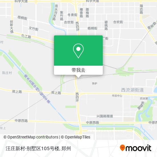 汪庄新村-别墅区105号楼地图