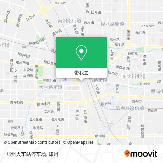 郑州火车站停车场地图