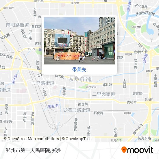 郑州市第一人民医院地图