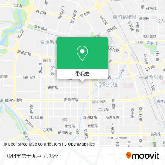 郑州市第十九中学地图