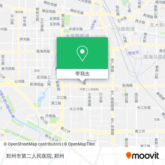 郑州市第二人民医院地图