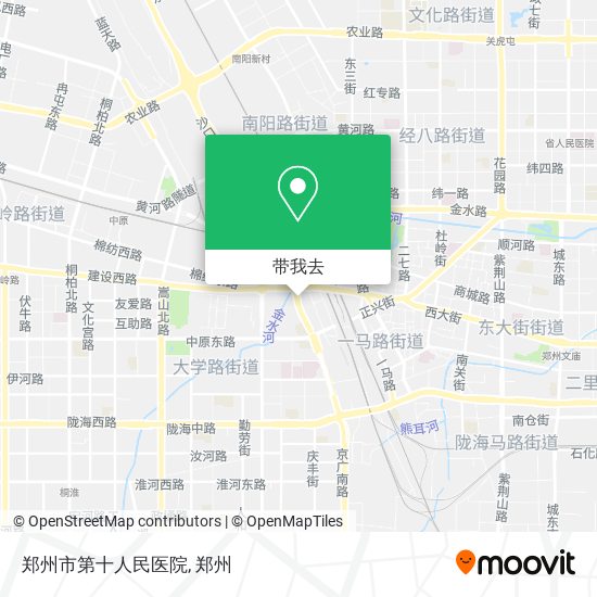 郑州市第十人民医院地图