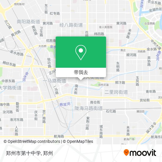 郑州市第十中学地图