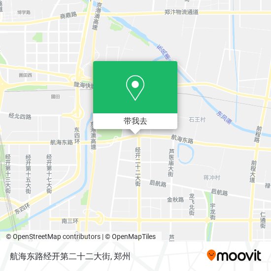 航海东路经开第二十二大街地图