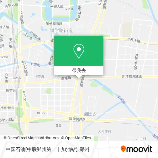 中国石油(中联郑州第二十加油站)地图
