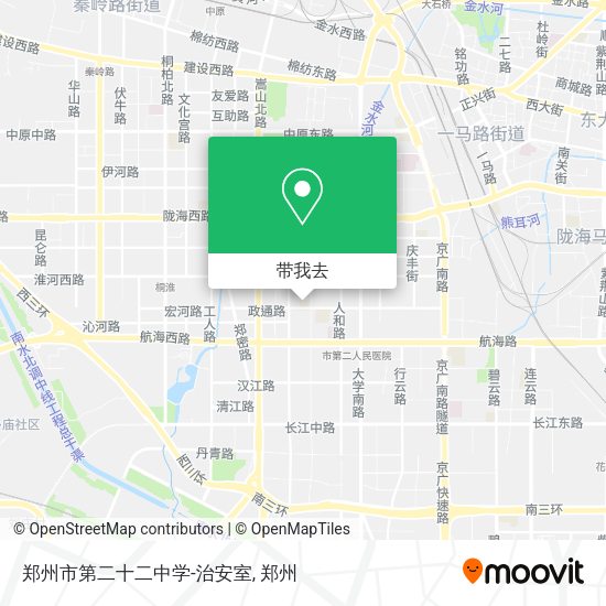 郑州市第二十二中学-治安室地图