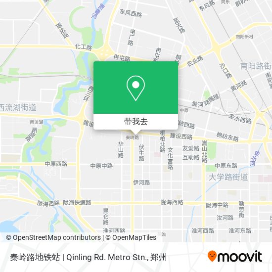 秦岭路地铁站 | Qinling Rd. Metro Stn.地图