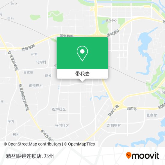 精益眼镜连锁店地图