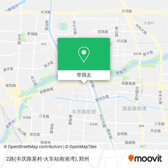 2路(丰庆路杲村-火车站南港湾)地图