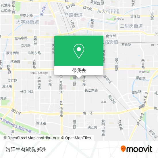 洛阳牛肉鲜汤地图