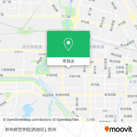 郑州师范学院(西校区)地图