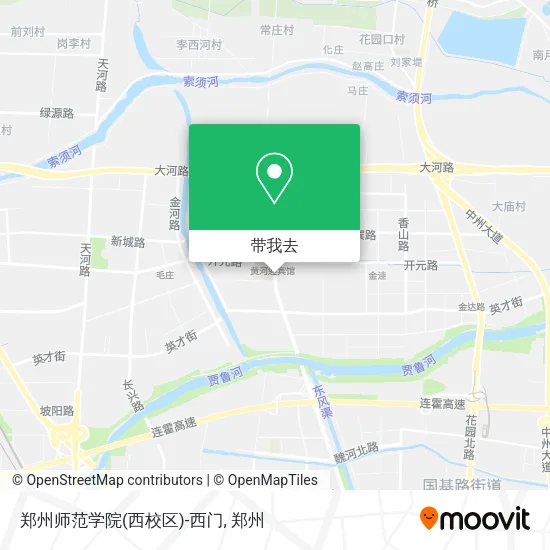 郑州师范学院(西校区)-西门地图