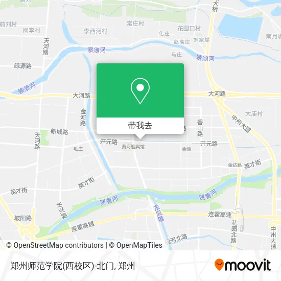 郑州师范学院(西校区)-北门地图