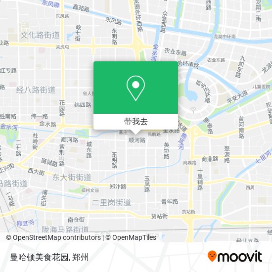 曼哈顿美食花园地图
