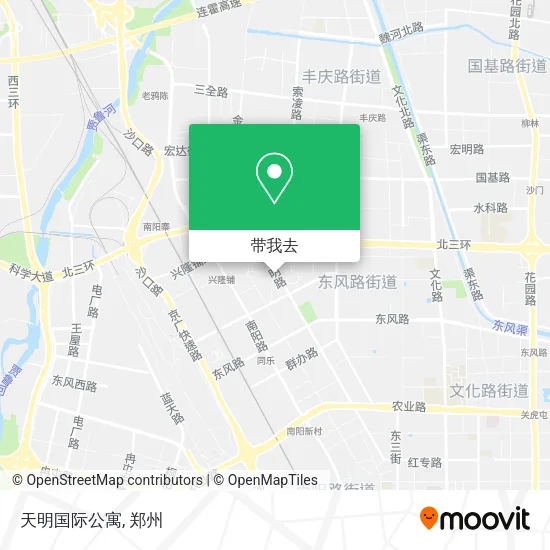天明国际公寓地图