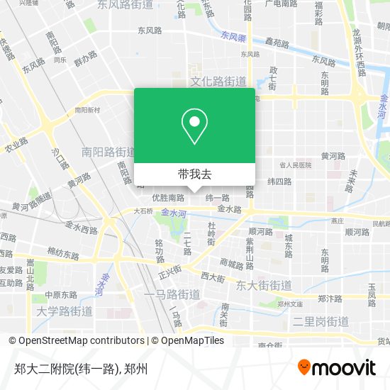 郑大二附院(纬一路)地图