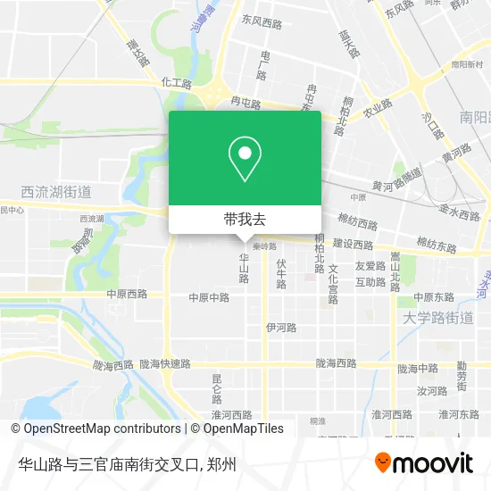 华山路与三官庙南街交叉口地图