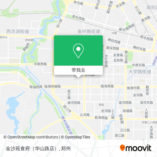 金沙苑食府（华山路店）地图