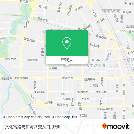文化宫路与伊河路交叉口地图