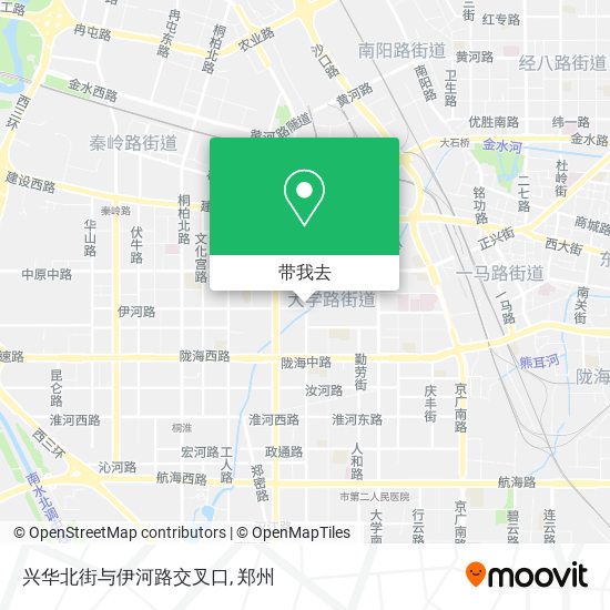 兴华北街与伊河路交叉口地图