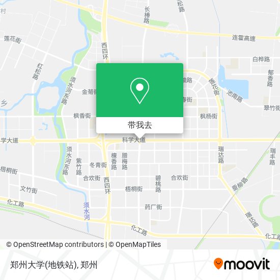 郑州大学(地铁站)地图