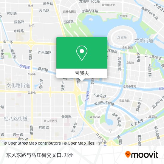 东风东路与马庄街交叉口地图