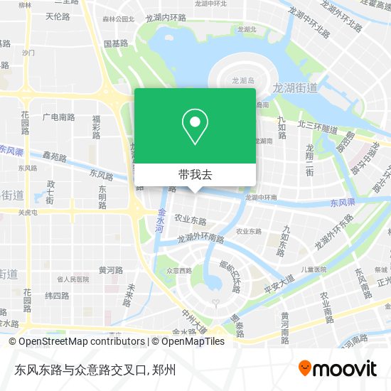 东风东路与众意路交叉口地图