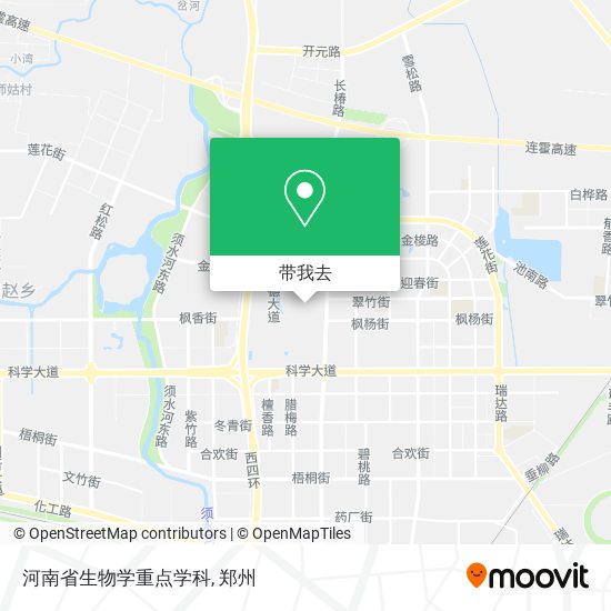 河南省生物学重点学科地图