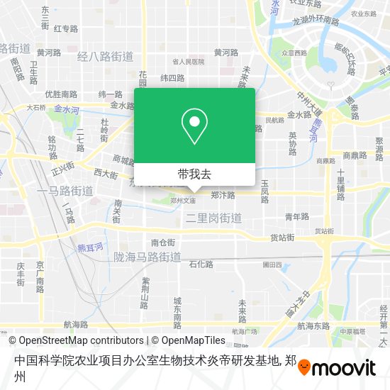 中国科学院农业项目办公室生物技术炎帝研发基地地图