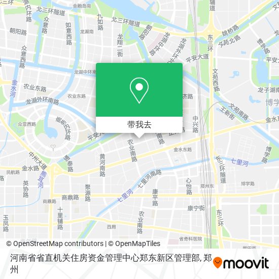 河南省省直机关住房资金管理中心郑东新区管理部地图
