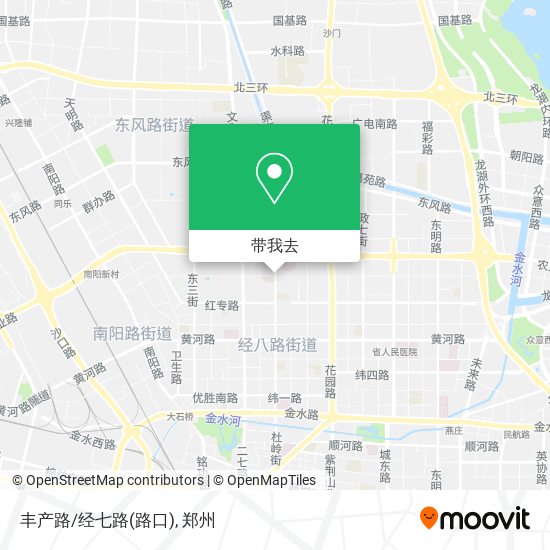 丰产路/经七路(路口)地图