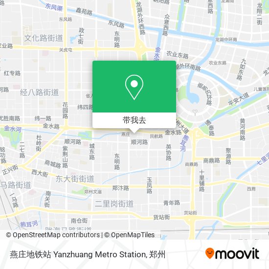 燕庄地铁站  Yanzhuang Metro Station地图