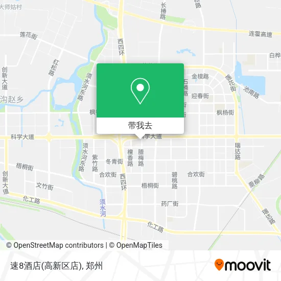 速8酒店(高新区店)地图