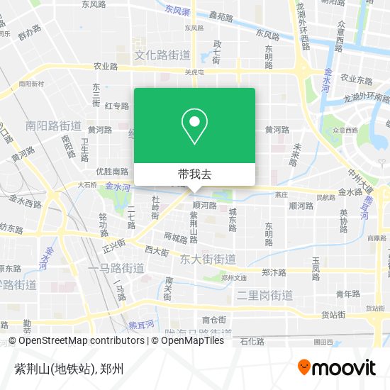 紫荆山(地铁站)地图