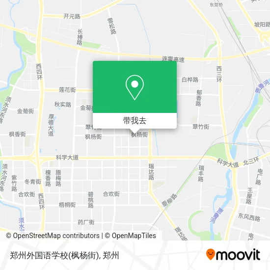 郑州外国语学校(枫杨街)地图