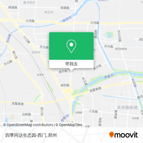 四季同达生态园-西门地图