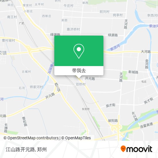 江山路开元路地图